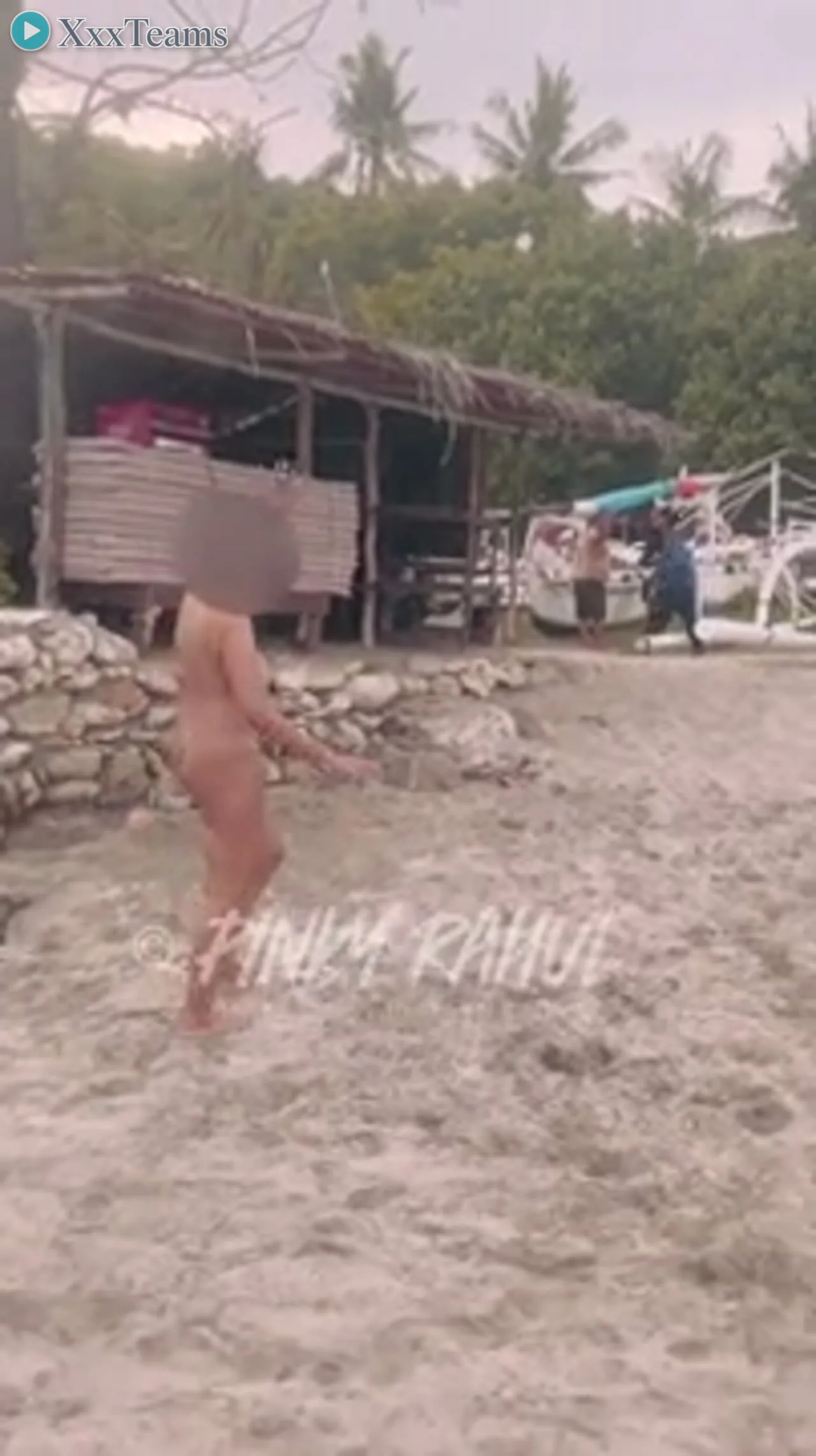 Desi Woman Nude Beach Walk – scene 2